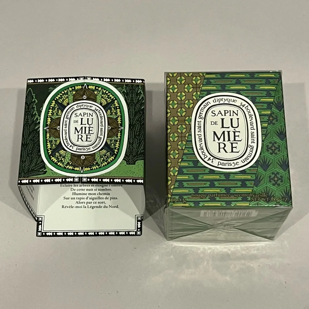 New/Sealed DIPTYQUE Limited Edition Sapin de Lumiere Holiday Candle 6.5oz